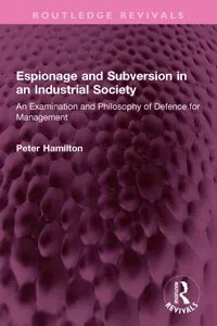 Espionage and Subversion in an Industrial Society_cover