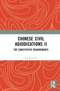 Chinese Civil Adjudications II_cover