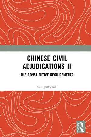 Chinese Civil Adjudications II