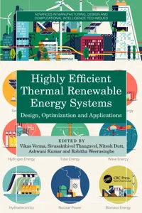 Highly Efficient Thermal Renewable Energy Systems_cover