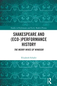 Shakespeare and (Eco-)Performance History_cover