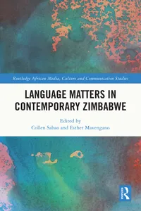 Language Matters in Contemporary Zimbabwe_cover