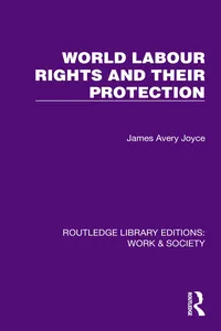 World Labour Rights and Their Protection_cover