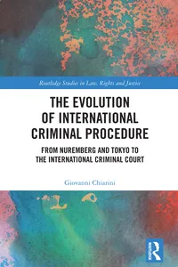 The Evolution of International Criminal Procedure_cover