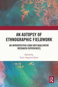 An Autopsy of Ethnographic Fieldwork_cover