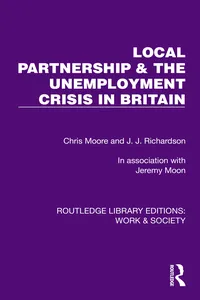 Local Partnership & the Unemployment Crisis in Britain_cover