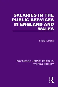 Salaries in the Public Services in England and Wales_cover