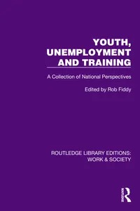 Youth, Unemployment and Training_cover