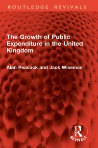 The Growth of Public Expenditure in the United Kingdom_cover