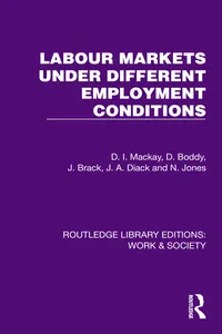 Labour Markets Under Different Employment Conditions_cover