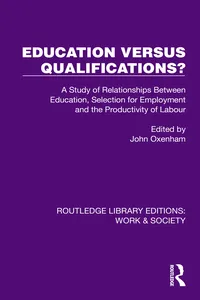 Education Versus Qualifications?_cover