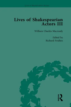 Lives of Shakespearian Actors, Part III, Volume 3