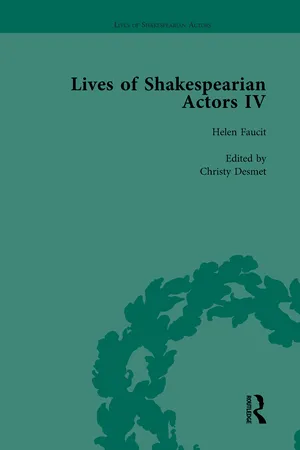 Lives of Shakespearian Actors, Part IV, Volume 1