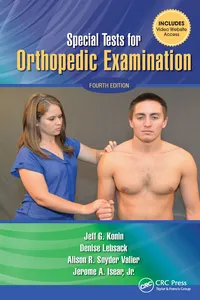 Special Tests for Orthopedic Examination_cover