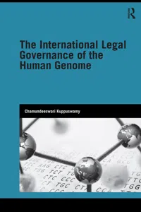 The International Legal Governance of the Human Genome_cover