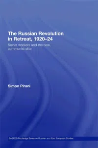 The Russian Revolution in Retreat, 1920-24_cover