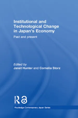 Institutional and Technological Change in Japan's Economy