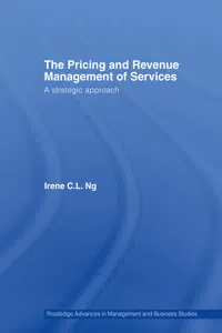 The Pricing and Revenue Management of Services_cover