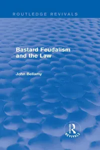 Bastard Feudalism and the Law_cover