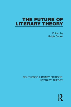 The Future of Literary Theory