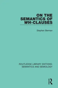 On the Semantics of Wh-Clauses_cover