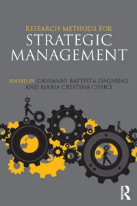 Research Methods for Strategic Management_cover