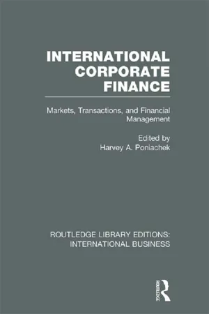 International Corporate Finance (RLE International Business)