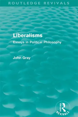 Liberalisms (Routledge Revivals)