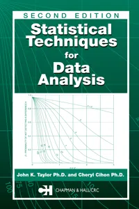 Statistical Techniques for Data Analysis_cover