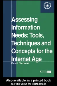 Assessing Information Needs_cover