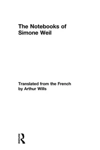 The Notebooks of Simone Weil_cover