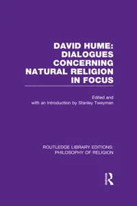 David Hume: Dialogues Concerning Natural Religion In Focus_cover