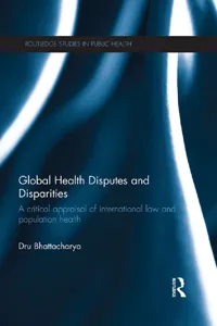 Global Health Disputes and Disparities_cover