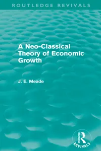 A Neo-Classical Theory of Economic Growth_cover