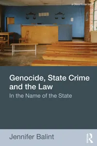 Genocide, State Crime and the Law_cover