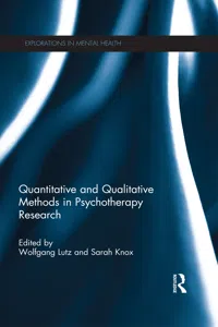 Quantitative and Qualitative Methods in Psychotherapy Research_cover