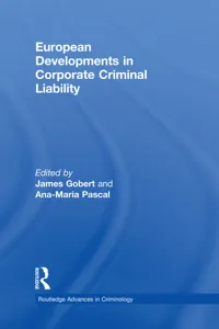 European Developments in Corporate Criminal Liability_cover