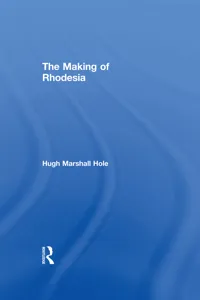 The Making of Rhodesia_cover