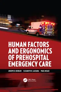 Human Factors and Ergonomics of Prehospital Emergency Care_cover
