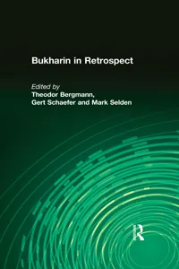 Bukharin in Retrospect_cover