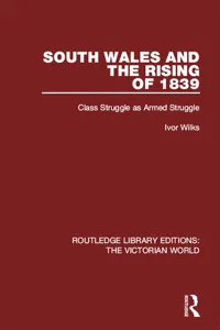 South Wales and the Rising of 1839_cover
