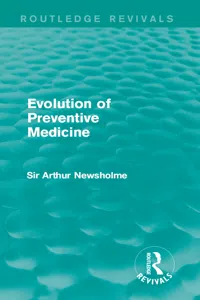 Evolution of Preventive Medicine_cover