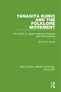 Yanagita Kunio and the Folklore Movement_cover