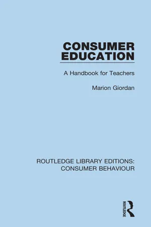 Consumer Education (RLE Consumer Behaviour)