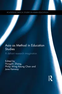 Asia as Method in Education Studies_cover
