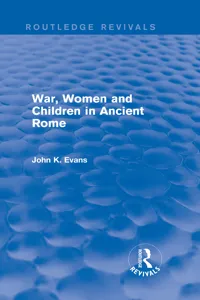 War, Women and Children in Ancient Rome_cover
