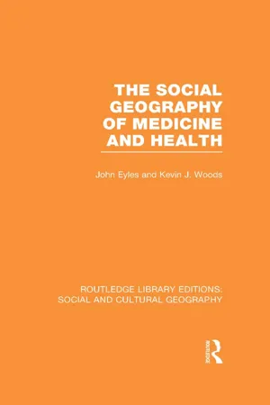 The Social Geography of Medicine and Health