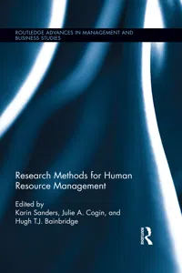 Research Methods for Human Resource Management_cover