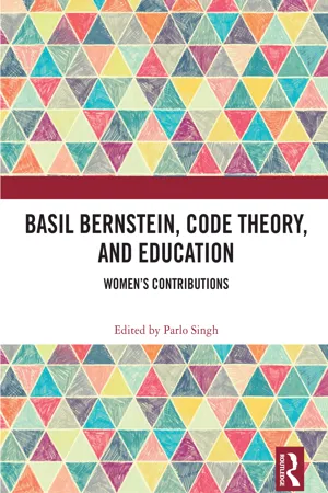 PDF Basil Bernstein Code Theory and Education by Parlo Singh