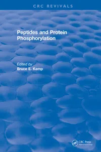Peptides and Protein Phosphorylation_cover